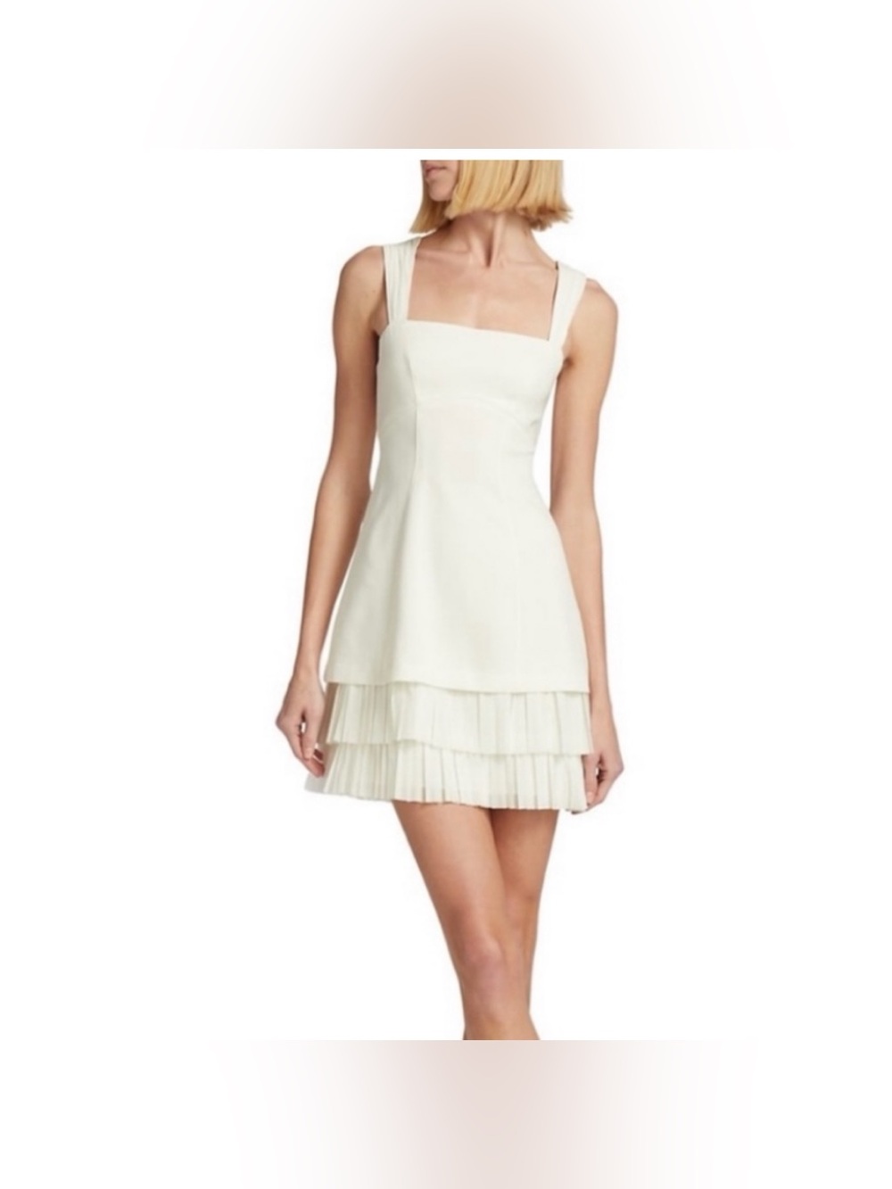 Cinq à Sept Adrienne white mini dress